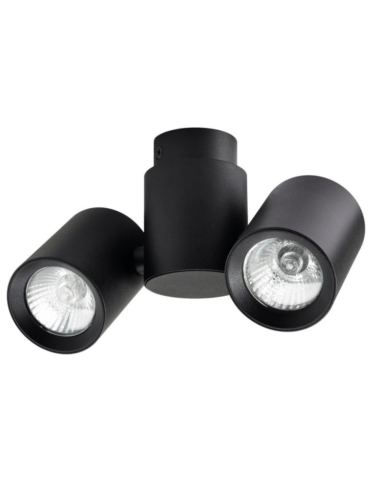 Spotlight ceiling lamps - Light Prestige Boston 2 black GU10 black LP-741/2W BK - product kolory-swiatla.pl 1