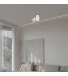 Ceiling spotlights - Light Prestige Boston 1 white with gold ring GU10 white LP-741/1W WH/GD - product 2