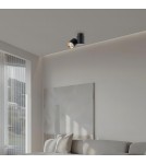 Ceiling spotlights - Light Prestige Boston 1 black with gold ring GU10 black LP-741/1W BK/GD - product 2