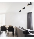 Ceiling spotlights - Light Prestige Boston 1 black with gold ring GU10 black LP-741/1W BK/GD - product 3