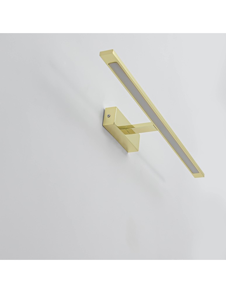 Bathroom wall lamps - Light Prestige Isla large gold wall lamp with IP44 3000K LED gold GS-LWB-20W/3 GOLD - product kolory-swiatla.pl 5