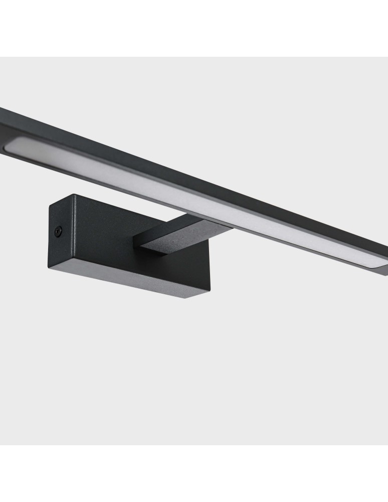 Bathroom wall lamps - Light Prestige Isla medium black wall lamp with IP44 3000K LED black GS-LWB-12W/3 BK - product kolory-swiatla.pl 7