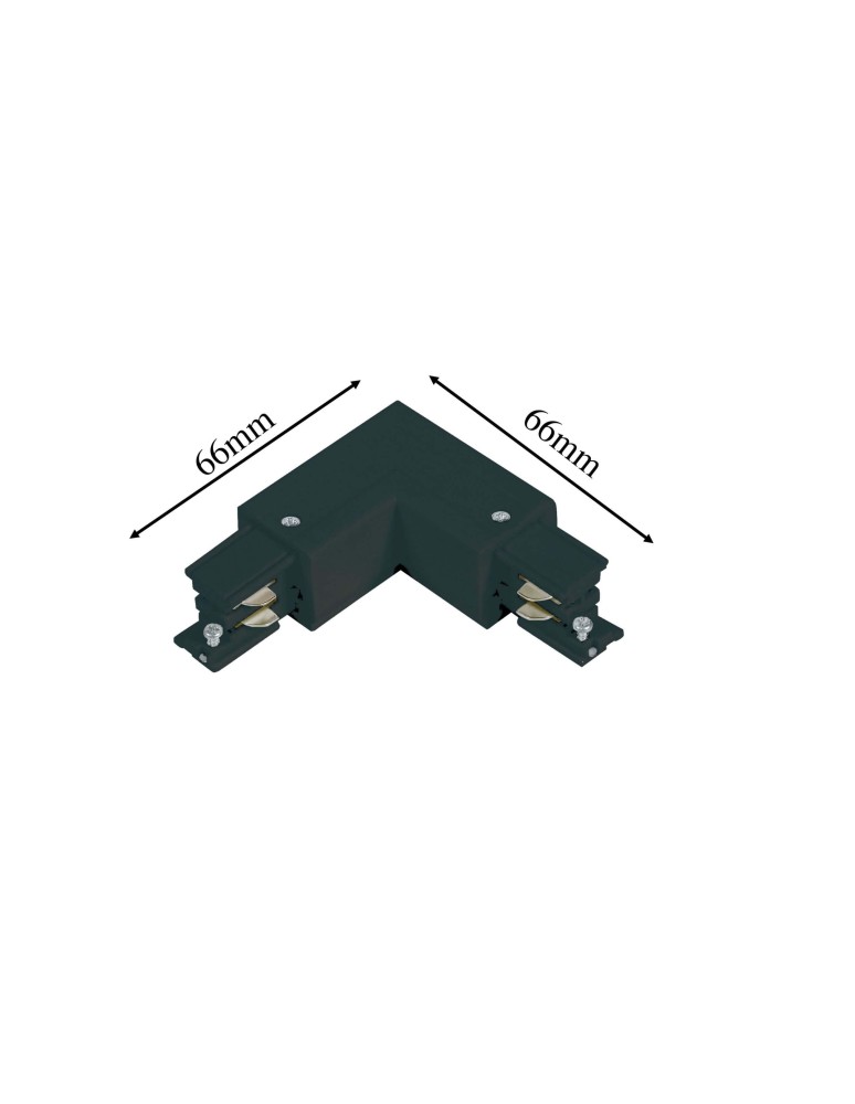 Accessories for 3 phase busbars - Light Prestige Switch L 3F right black LP-552/3F R BK - product kolory-swiatla.pl 3