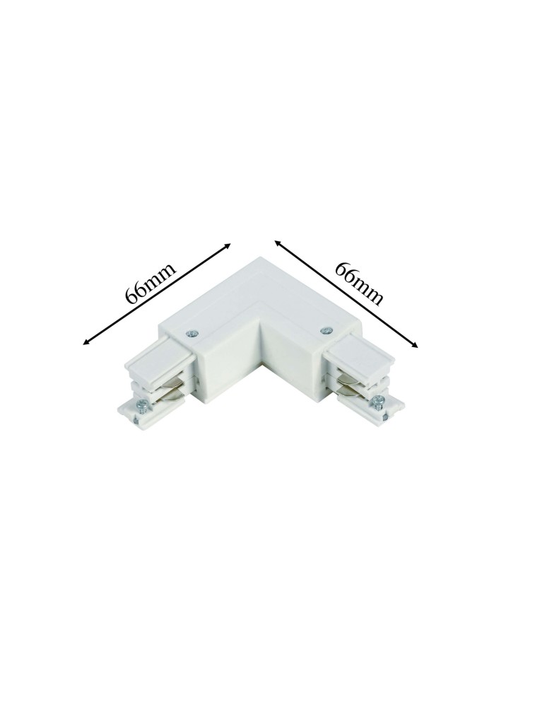 Accessories for 3 phase busbars - Light Prestige Switch L 3F right white LP-552/3F R WH - product kolory-swiatla.pl 3