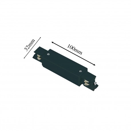 Light Prestige Zasilanie centralne 3F czarne LP-551/3F BK