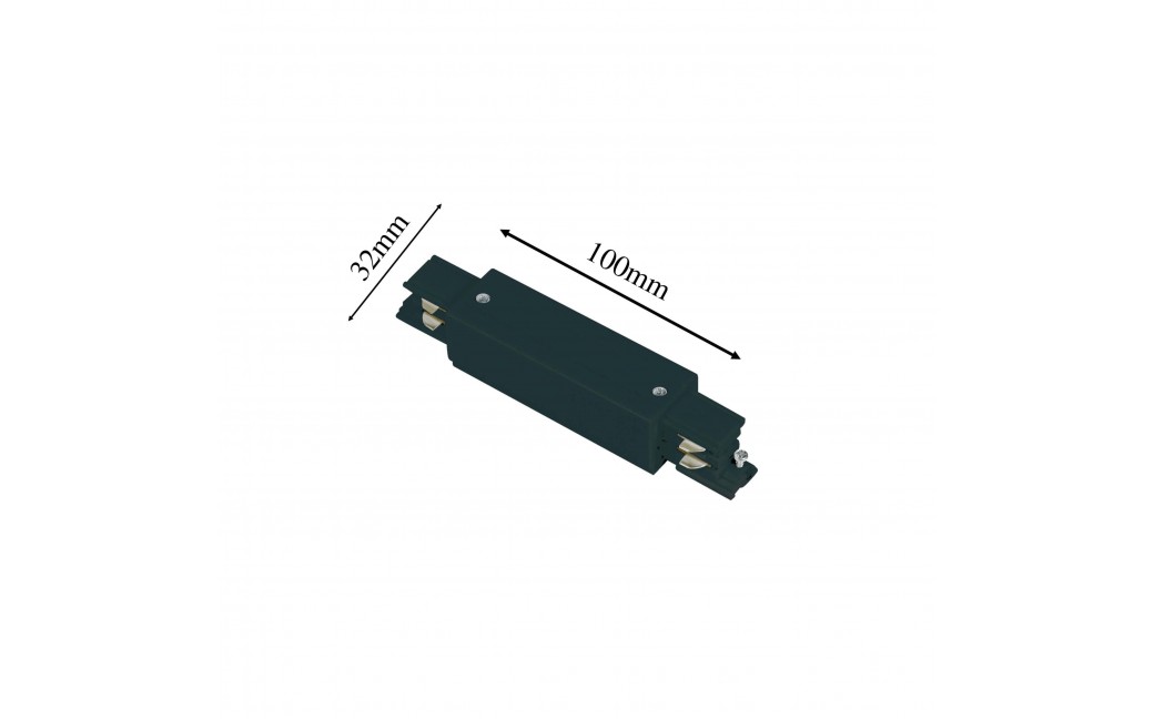 Light Prestige Zasilanie centralne 3F czarne LP-551/3F BK