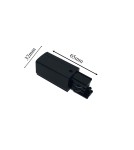 Accessories for 3 phase busbars - Light Prestige 3F black LP-555/3F BK end supply - product 3