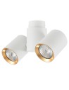 Light Prestige Boston 2 biały ze złotym ringiem GU10 biały LP-741/2W WH/GD