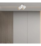 Spotlight ceiling lamps - Light Prestige Boston 2 white with gold ring GU10 white LP-741/2W WH/GD - product 3