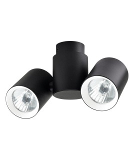 Light Prestige Boston 2 czarny z białym ringiem GU10 czarny LP-741/2W BK/WH