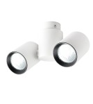 Spotlight ceiling lamps - Light Prestige Boston 2 white with black ring GU10 white LP-741/2W WH/BK - product 1