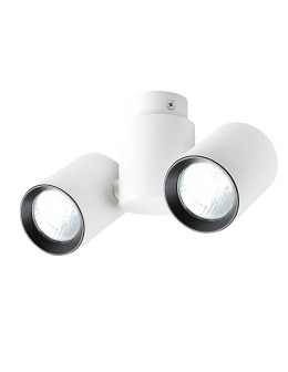 Light Prestige Boston 2 biały z czarnym ringiem GU10 biały LP-741/2W WH/BK