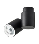 Ceiling spotlights - Light Prestige Boston 1 black with white ring GU10 black LP-741/1W BK/WH - product 1