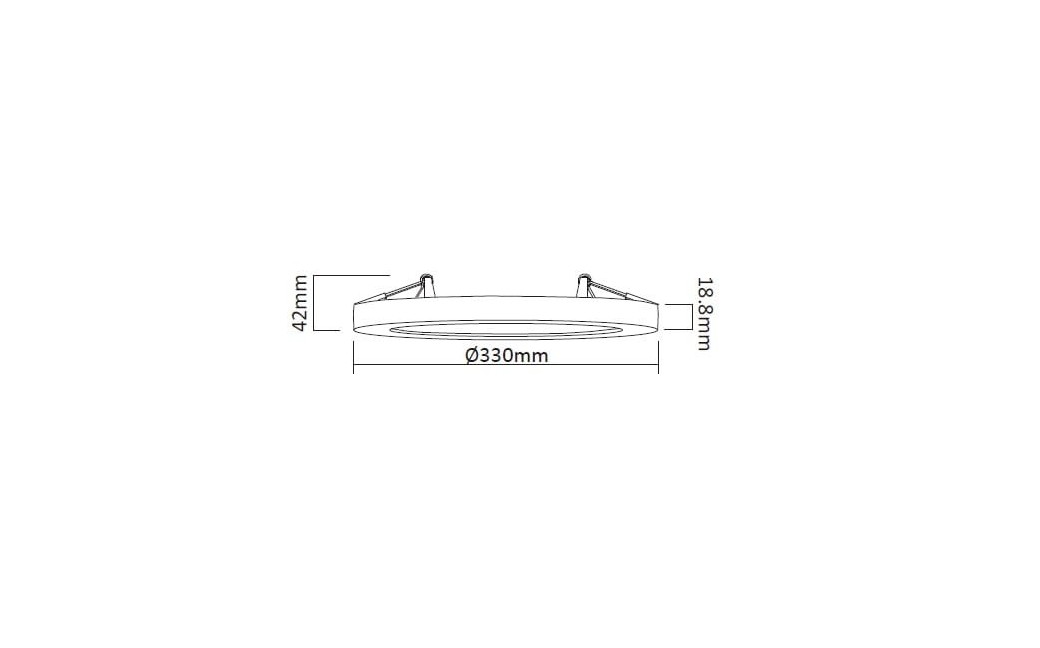 Light Prestige York plafon 2 w 1 4000K czarny LED czarny LP-330/1C 4BK