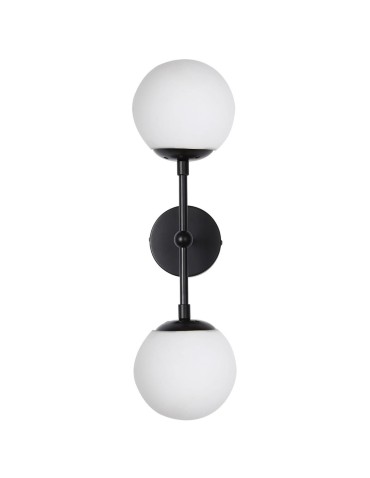Light Prestige Dorado wall lamp 2 black L 2xG9 Black