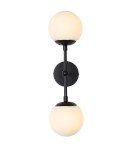 Wall lamps - Light Prestige Dorado wall lamp 2 black L 2xG9 Black - product 2