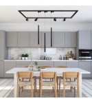 Lamps for 3-phase busbars - Light Prestige Lungo 1 black pendant for busbar 3F LP-894/1P BK 3F 1xG9 Black - product 2