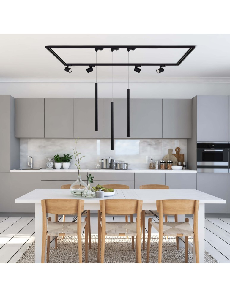 Lamps for 3-phase busbars - Light Prestige Lungo 1 black pendant for busbar 3F LP-894/1P BK 3F 1xG9 Black - product kolory-swiatla.pl 2