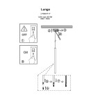 Lamps for 1 phase busbars - Light Prestige Lungo 1 gold pendant for busbar 1F LP-894/1P GD 1F 1xG9 gold - product 4