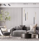 Lamps for 3-phase busbars - Light Prestige Lungo 1 gold pendant for busbar 3F LP-894/1P GD 3F 1xG9 gold - product 2