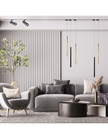 Light Prestige Lungo 1 złota wisząca do szynoprzewodu 3F  LP-894/1P GD 3F 1xG9 złoty - produkt 2