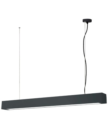 Light Prestige Ibros black pendant lamp large 24W 3000K IP20 LP-7001/1P 20 BK-93 24/3 1xLED black