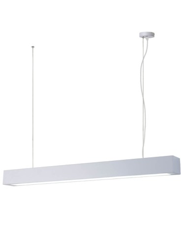 Light Prestige Ibros lampa wisząca biała duża 24W 4000K IP20 LP-7001/1P 20 WH-93 24/4 1xLED biały