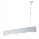 Light Prestige Ibros lampa wisząca biała średnia 18W 4000K IP20 LP-7001/1P 20 WH-63 18/4 1xLED biały