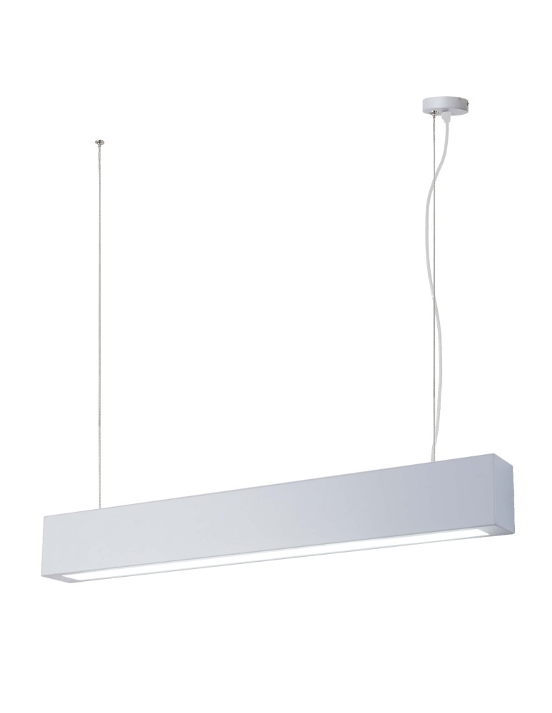 LED pendant lamps - Light Prestige Ibros medium white 18W 4000K IP20 pendant lamp LP-7001/1P 20 WH-63 18/4 1xLED white - product kolory-swiatla.pl 1