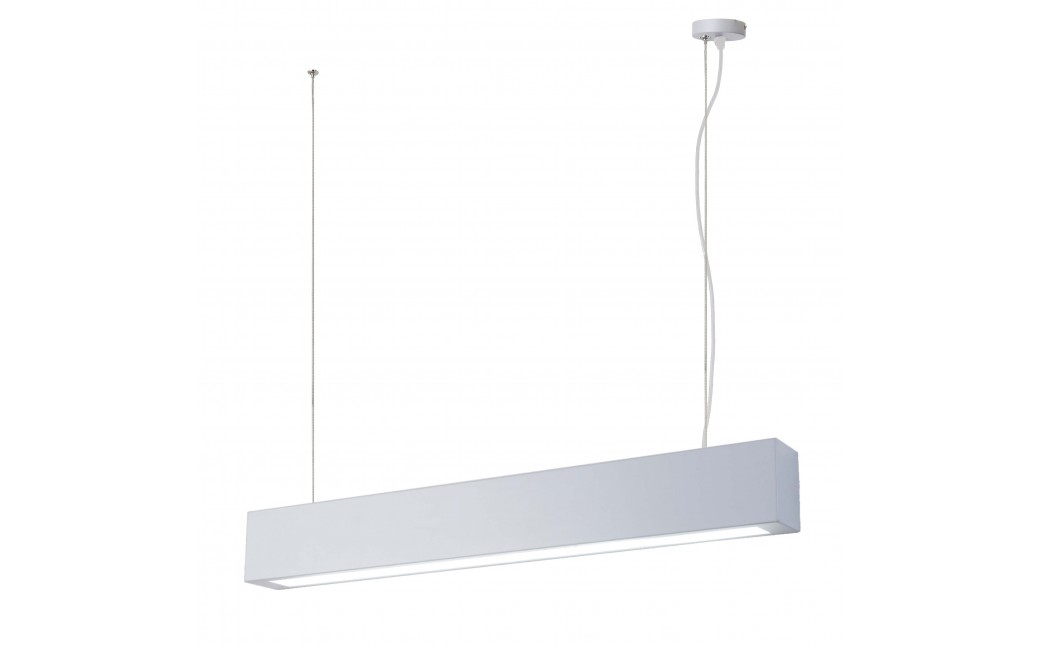 Light Prestige Ibros lampa wisząca biała średnia 18W 4000K IP20 LP-7001/1P 20 WH-63 18/4 1xLED biały