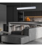 LED pendant lamps - Light Prestige Ibros medium white pendant lamp 18W 3000K IP20 LP-7001/1P 20 WH-63 18/3 1xLED white - product 2