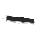 Track lighting - Light Prestige Moon spotlight for busbar black 1F 3000K LP-559/3 R-1F BK 1xLED black - product 4