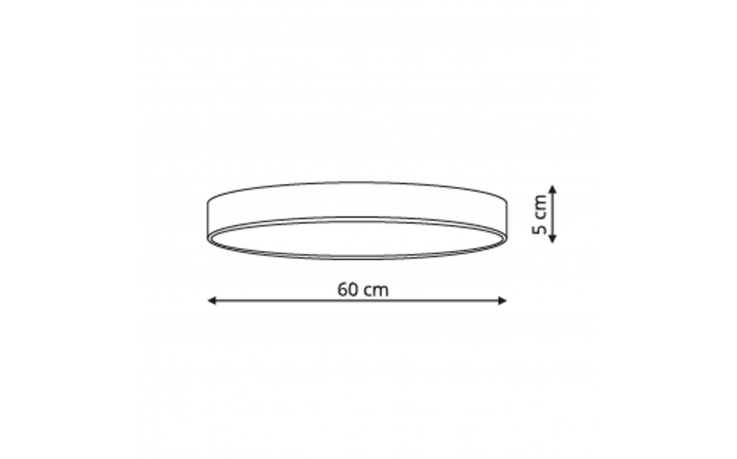 Light Prestige Rapido plafon duży czarny LED czarny LP-433/1C L BK