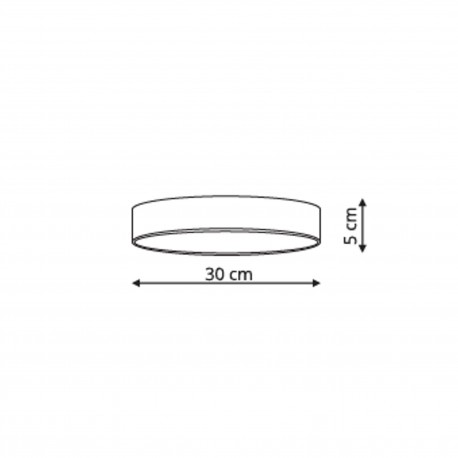 Light Prestige Rapido plafon mały czarny LED czarny LP-433/1C S BK