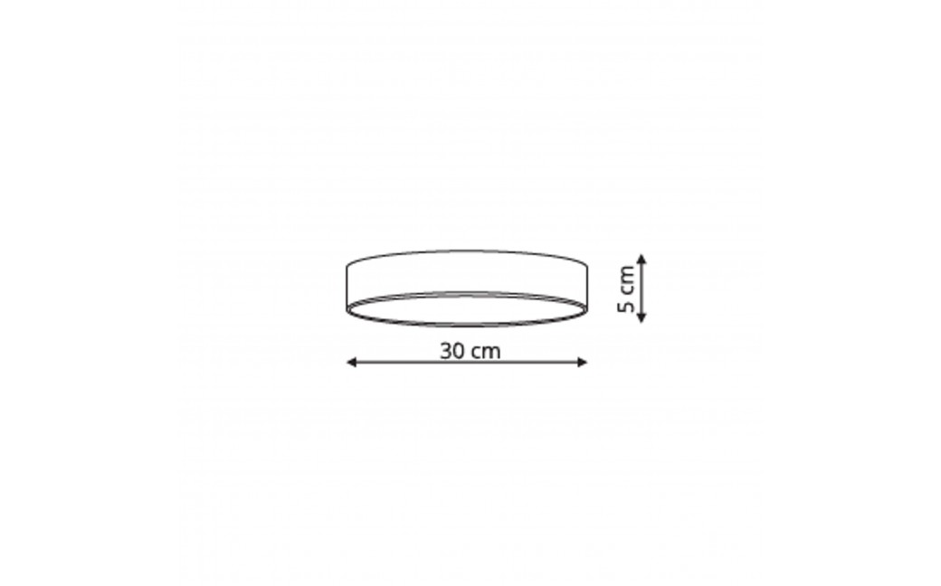 Light Prestige Rapido plafon mały czarny LED czarny LP-433/1C S BK