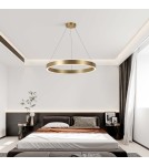 Pendant lamps circles - Light Prestige Midway small gold Triangle pendant lamp LP-033/1P S GD Triangle 1xLED Gold - product 3