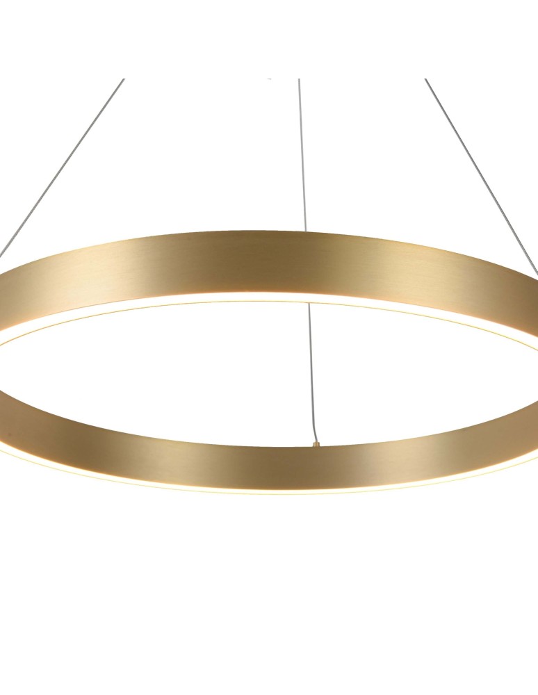 Pendant lamps circles - Light Prestige Midway small gold Triangle pendant lamp LP-033/1P S GD Triangle 1xLED Gold - product kolory-swiatla.pl 4