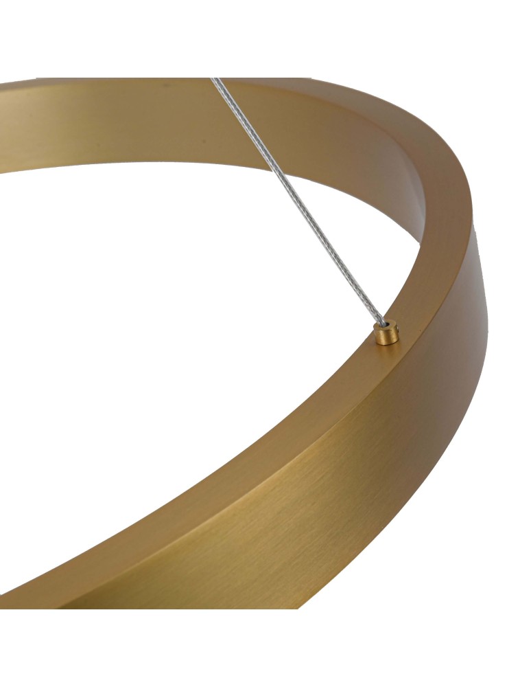 Pendant lamps circles - Light Prestige Midway small gold Triangle pendant lamp LP-033/1P S GD Triangle 1xLED Gold - product kolory-swiatla.pl 5