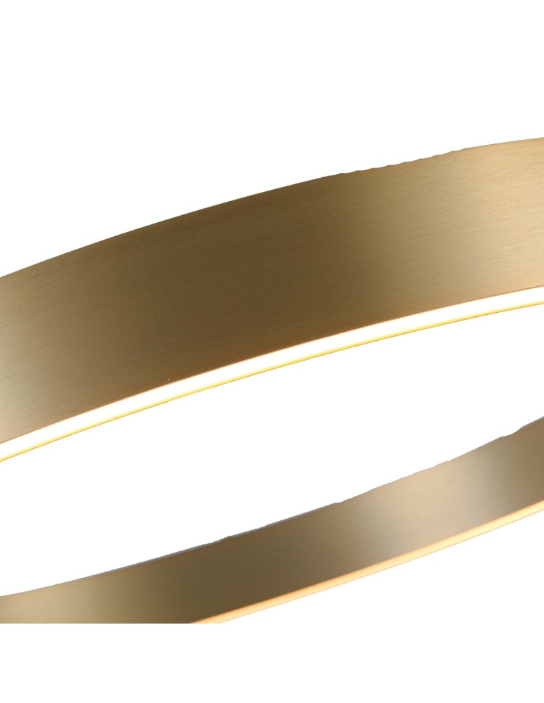 Pendant lamps circles - Light Prestige Midway small gold Triangle pendant lamp LP-033/1P S GD Triangle 1xLED Gold - product kolory-swiatla.pl 6