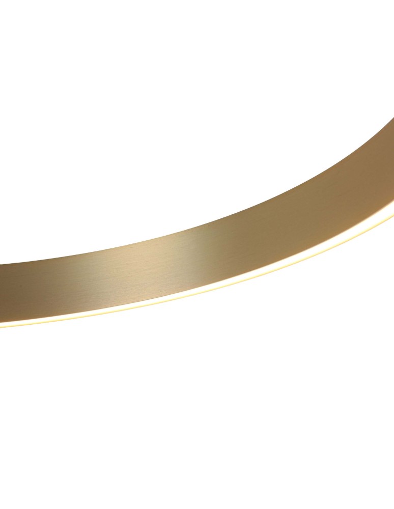 Pendant lamps circles - Light Prestige Midway small gold Triangle pendant lamp LP-033/1P S GD Triangle 1xLED Gold - product kolory-swiatla.pl 8