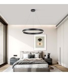 Pendant lamps circles - Light Prestige Midway small black Triangle pendant lamp LP-033/1P S BK Triangle 1xLED Black - product 4