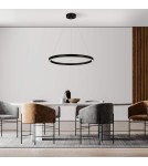 Pendant lamps circles - Light Prestige Midway small black Triangle pendant lamp LP-033/1P S BK Triangle 1xLED Black - product 5