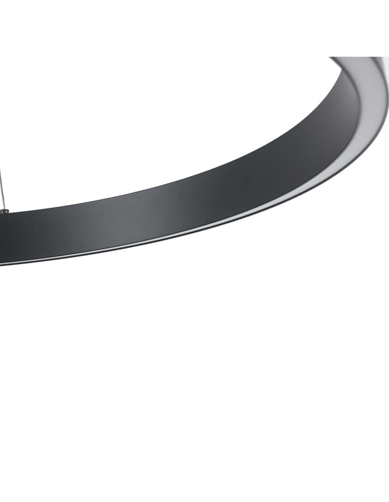 Pendant lamps circles - Light Prestige Midway small black Triangle pendant lamp LP-033/1P S BK Triangle 1xLED Black - product kolory-swiatla.pl 6