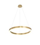 Pendant lamps circles - Light Prestige Midway LED pendant lamp 1x30W gold shiny LP-033/1P L GD Shiny. - product 1