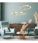 Pendant lamps circles - Light Prestige Midway LED pendant lamp 1x30W gold shiny LP-033/1P L GD Shiny. - product 2