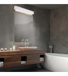 Bathroom wall lamps - Light Prestige Ibros white wall lamp XL with IP44 3000K GS-LWA-18W 3000K WH 1xLED white - product 2