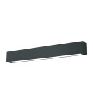 Bathroom wall lamps - Light Prestige Ibros medium black wall lamp with IP44 3000K GS-LWA-9W 3000K BK 1xLED black - product 1
