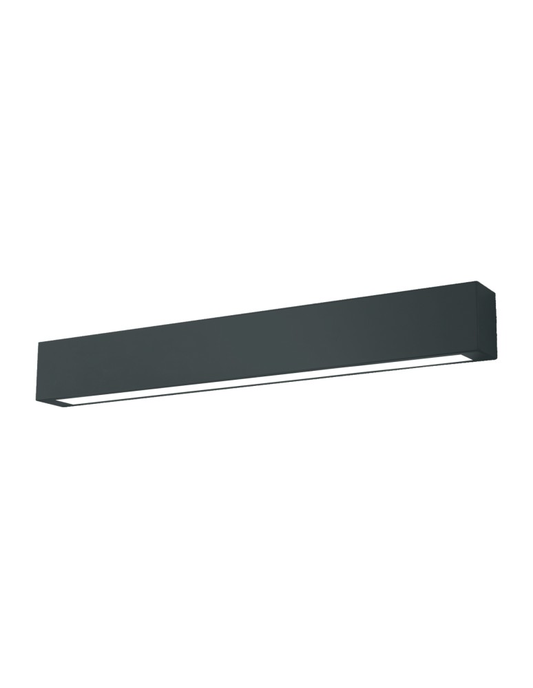 Bathroom wall lamps - Light Prestige Ibros medium black wall lamp with IP44 3000K GS-LWA-9W 3000K BK 1xLED black - product kolory-swiatla.pl 1