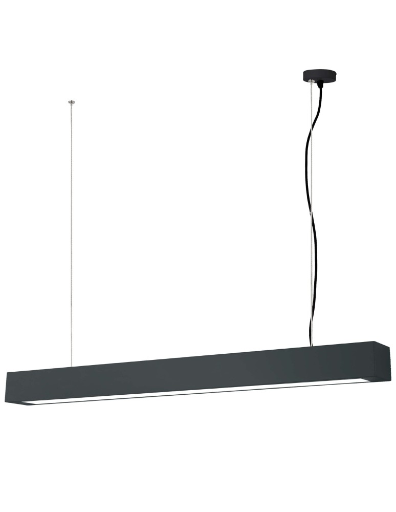 LED pendant lamps - Light Prestige Ibros pendant lamp black large 24W 4000K IP20 LP-7001/1P 20 BK-93 24/4 1xLED black - product kolory-swiatla.pl 1