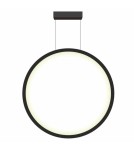 Pendant lamps circles - Light Prestige Mirror pendant lamp large black IP44 LP-999/1P L BK 1xLED black - product 2